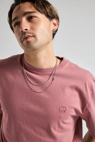 Trendsplant Trendsplant Essential Sunwashed T-Shirt Deco Rose, Weiß, – Produktbild 4 von 4