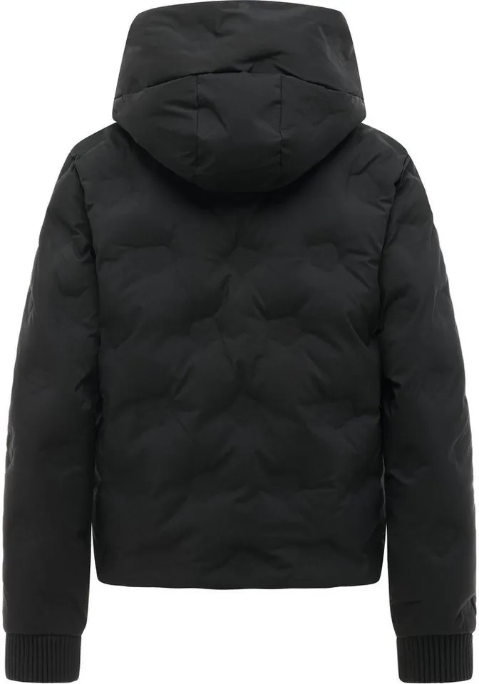 ragwear ragwear Outdoorjacke Lynnox Embossed Y Leichte Winterjacke mit Kapuze, wasserdicht und winddicht, Schwarz, – Produktbild 4 von 5