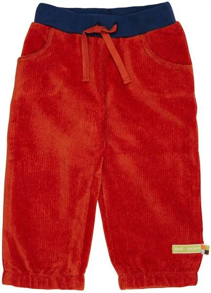 loud + proud loud + proud Baby & Kinder Hose Cord, GOTS-zertifiziert, Terracotta(orange), – Produktbild 2 von 2