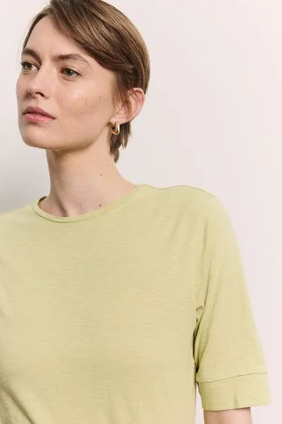 Tranquillo Tranquillo Jerseyshirt Lottee aus Bio-Baumwolle - fennel green – Produktbild 5 von 6