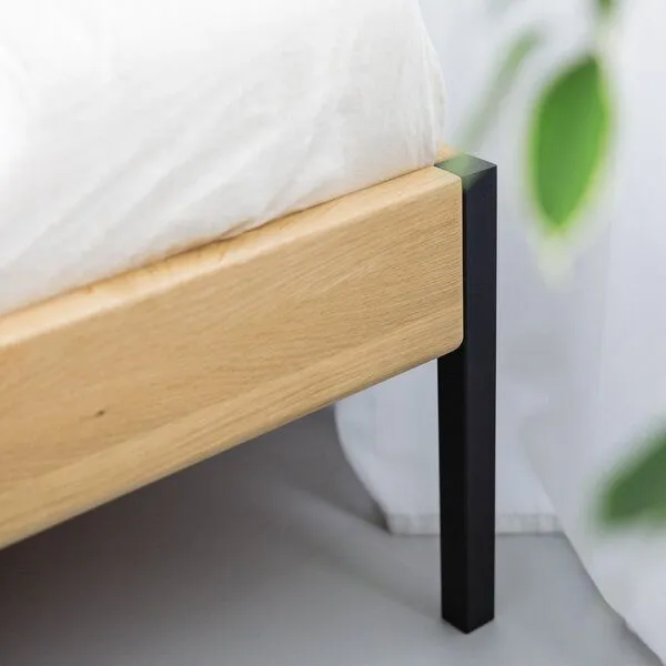 ekomia ekomia Bett Luna Minimal, Schwarz, – Produktbild 4 von 4