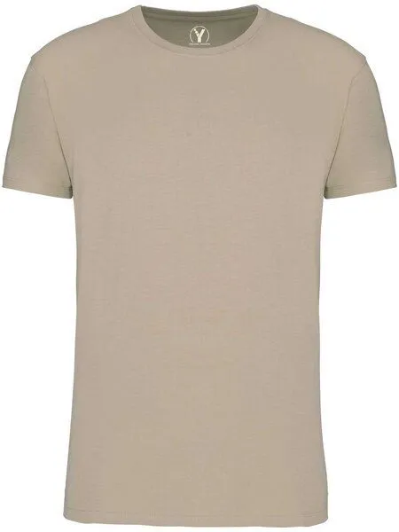 YTWOO YTWOO Basic Herren T-Shirt aus gekämmter Bio-Baumwolle, Light sand, – Produktbild 2 von 2