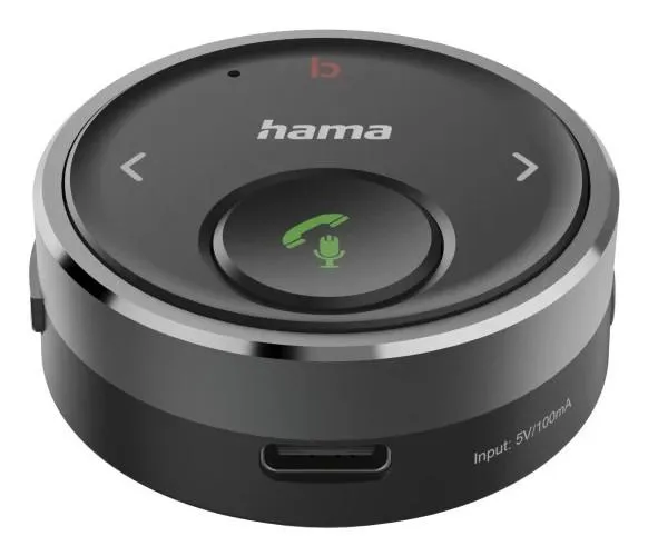 Hama Hama Bluetooth®-Receiver für Kfz, 3,5-mm-Stecker, Sprachsteuerung, Freisprechen – Produktbild 4 von 4