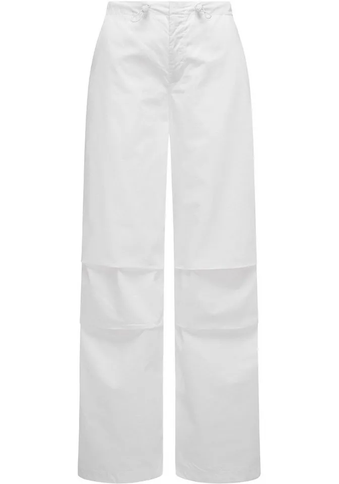 ragwear ragwear Stoffhose Paragata Stylische Parachute-Hose mit Kordelzügen, Weiß, – Produktbild 1 von 4