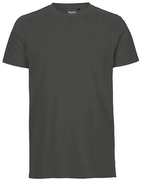 Neutral Neutral® Unisex T-Shirt Fitted Körpernah von Neutral Bio Baumwolle, Charcoal, – Produktbild 1 von 2