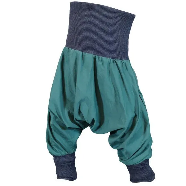liebewicht liebewicht Jersey Yogahose Sarouelhose Pumphose nach Wahl, Grün/dunkelblau, – Produktbild 1 von 4