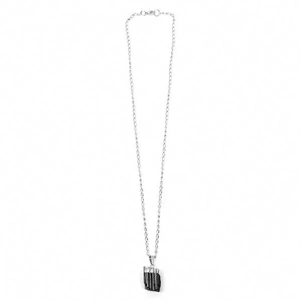 Crystal and Sage Turmalin Halskette von Crystal and Sage, Silber, – Produktbild 1 von 2
