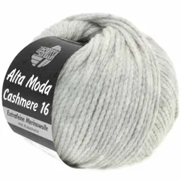 Lana Grossa Lana Grossa Alta Moda Cashmere 16 Hellgrau Meliert – Produktbild 1 von 1