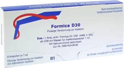 Weleda Formica D30 Ampullen – Produktbild 2 von 2