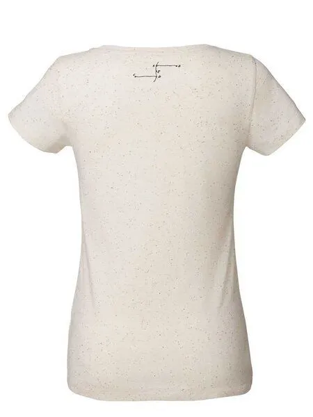 UNIPOLAR Unipolar Maschinenbau T-Shirt Dampfmaschine, Neppy mandarine ecru, – Produktbild 3 von 7