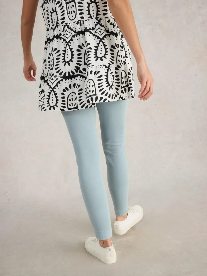 White Stuff Janey Cropped Jegging - 34/R, Mittelblau, – Produktbild 4 von 4