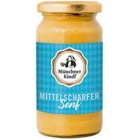 Münchner Kindl Münchner Kindl Mittelscharfer Bio-Senf 200 ml – Produktbild 1 von 1