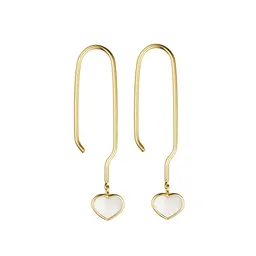 Design Letters Pearl Little Big Love Ohrhänger, vergoldet (set of 2 pcs) – Produktbild 1 von 1