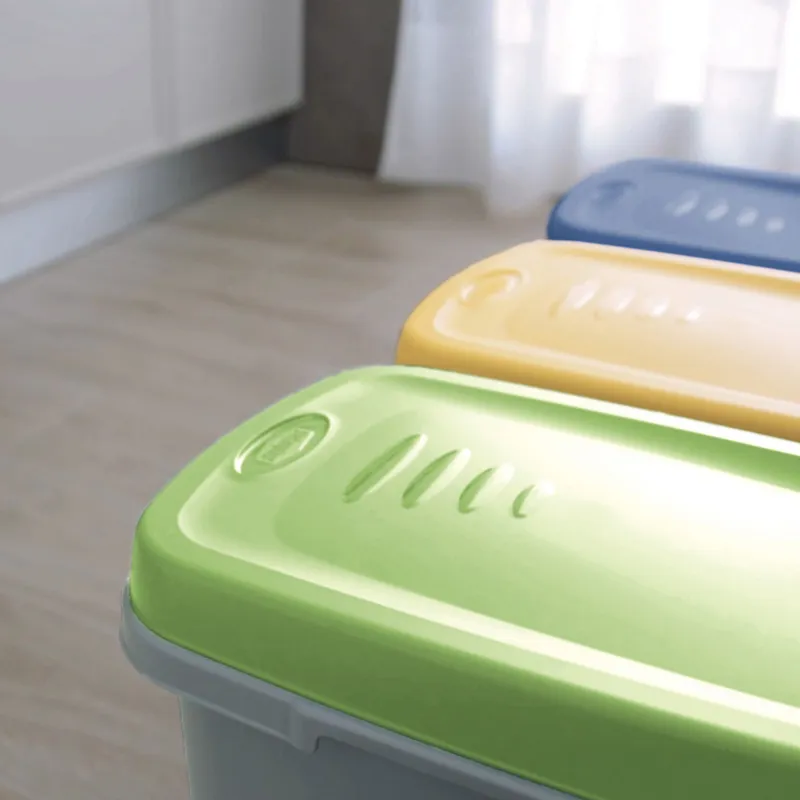 Casaria® Mülleimer 3er-Set Kunststoff 25L – Produktbild 2 von 2