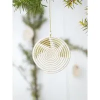 WomenCraft WomenCraft Christbaumschmuck & Dekoanhänger - 7cm - INYABU/IKIBA/URU, Inyabu gold (gold), – Produktbild 1 von 1