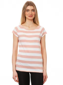 FellHerz Cap Sleeve block striped light pink - XXL – Produktbild 1 von 1