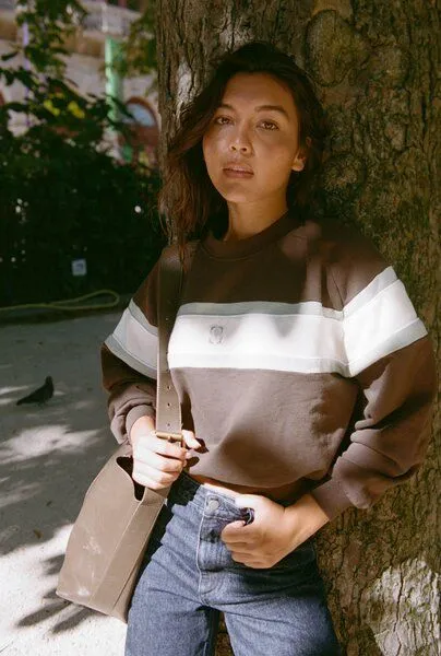 Nénés Nénés Sweatshirt Aria, Braun, – Produktbild 3 von 4
