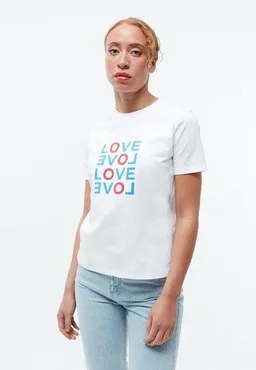 Givn Berlin Givn Berlin T-Shirt GBFINE (LOVE) aus Bio-Baumwolle mit Print – Produktbild 1 von 1