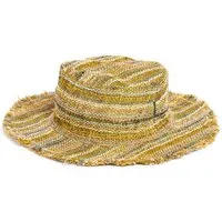 short'n'pietz short'n'pietz Sommerhut aus Hanf, Grün türkis gestreift, – Produktbild 1 von 1