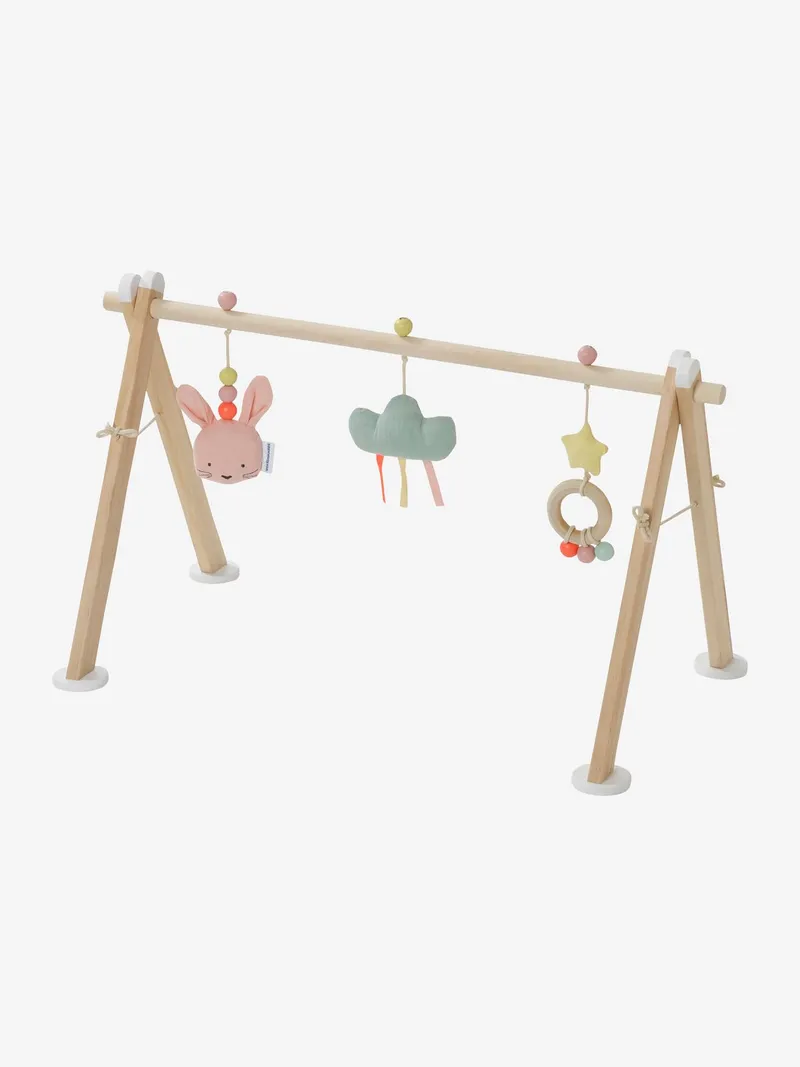 Vertbaudet Baby Spielbogen HÄSCHEN, Mehrfarbig, – Produktbild 1 von 4