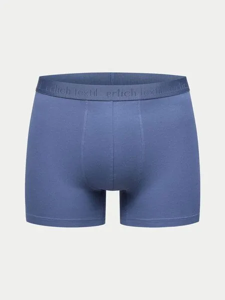 erlich textil erlich textil Casual Cotton Pants, enge Boxershorts aus Bio-Baumwolle, made in Europe, Graublau, – Produktbild 2 von 5