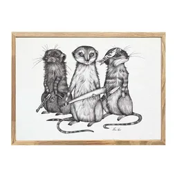 LIGARTI Kunstdruck »Erdmann Gang« von LIGARTI | A4, A3 oder A2 | Wandbild | Poster | Kunst – Produktbild 1 von 1