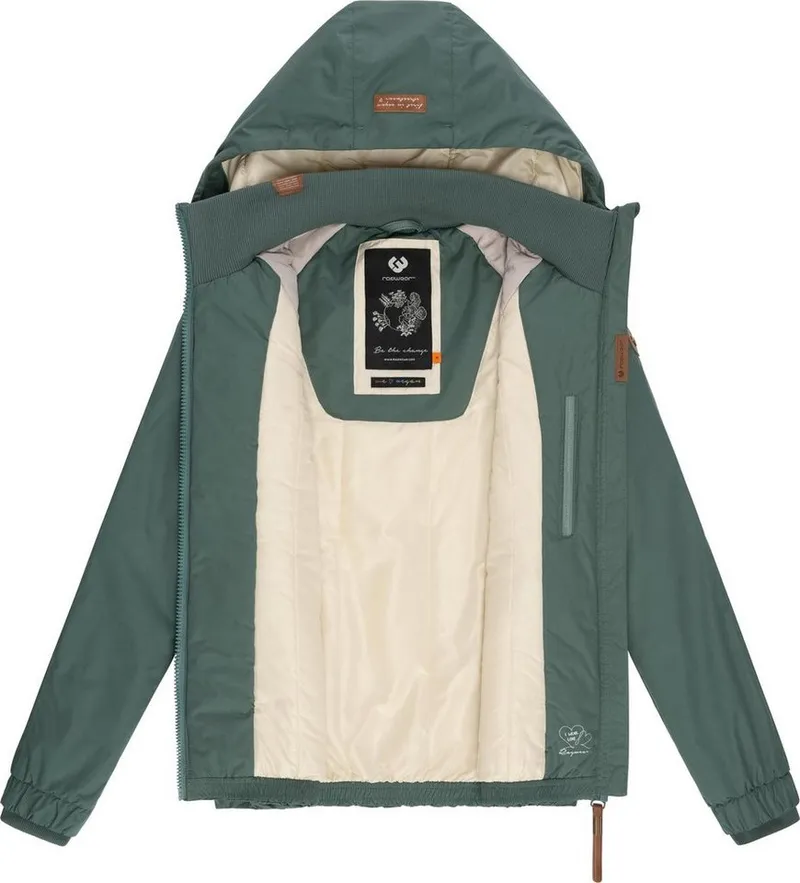 ragwear ragwear Winterjacke Dizzie Winter wasserdichte Outdoorjacke mit Kapuze für den Winter, Grün, – Produktbild 1 von 5