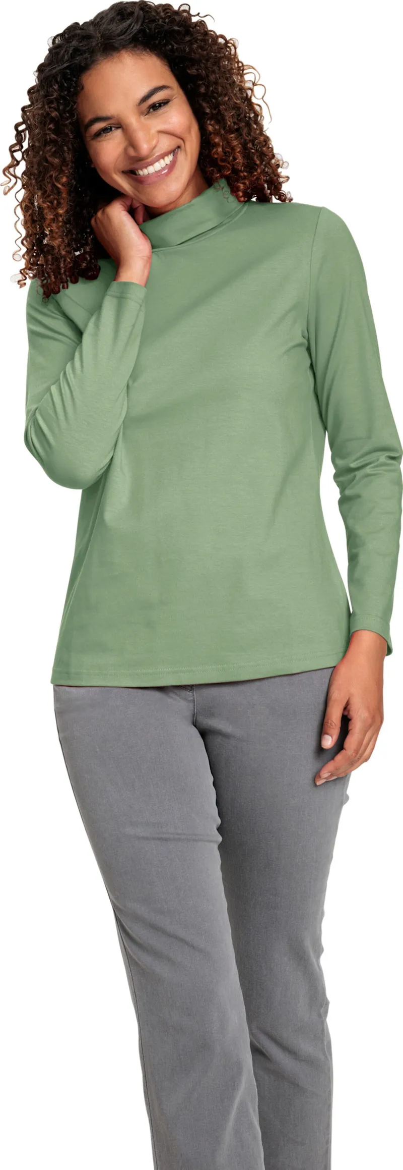 Witt Rollkragenshirt eucalyptus, Eucalyptus, – Produktbild 2 von 2