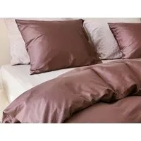 Yumeko Kissenbezug "Yumeko" aus Baumwollsatin, Rose brown, – Produktbild 1 von 1