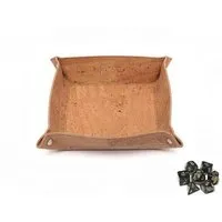 Kork Deko Kork-Deko Kork Würfelteller faltbar | Dice Tray Pen & Paper D&D | Würfelschale leise vegan – Produktbild 1 von 1