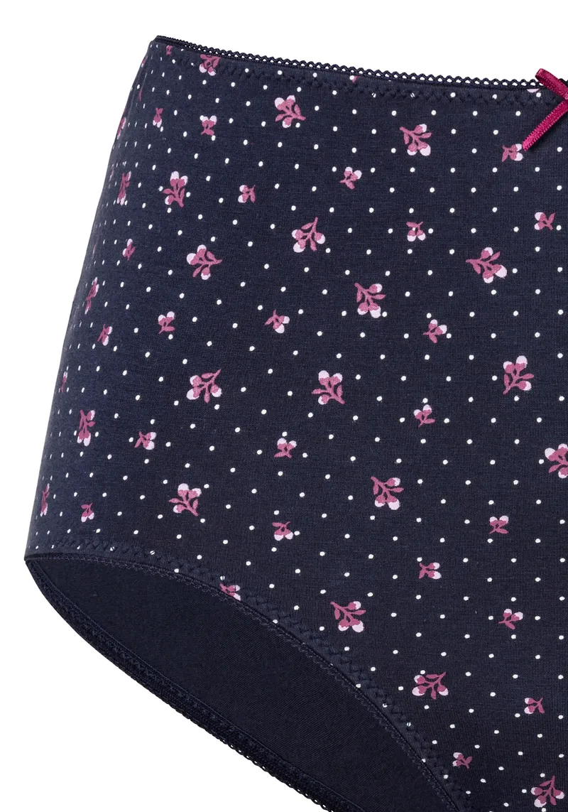 petite fleur by Lascana Taillenslip navy, berry, Navy, berry, – Produktbild 3 von 3