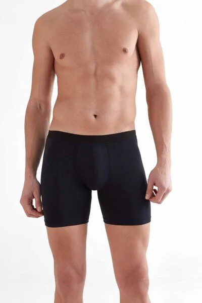 True North True North Herren Trunk Short aus Micromodal T2400, Schwarz, – Produktbild 2 von 2