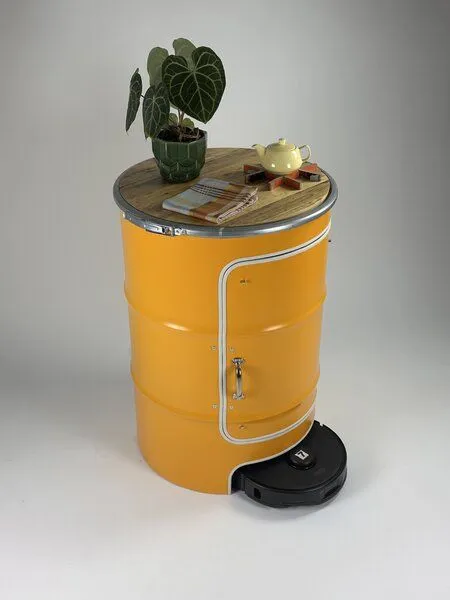 Lockengelöt Lockengelöt RoboHaus - Behausung für Staub- und Wischroboter, Schiefergrau (pulverbesch.), – Produktbild 2 von 2