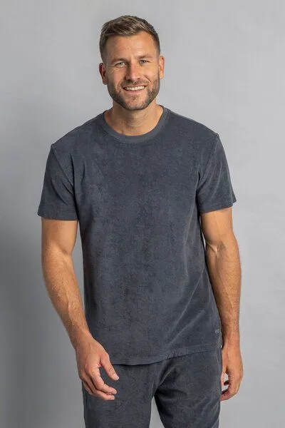 DIRTS dirts Terry T-Shirt, Charcoal, – Produktbild 4 von 4