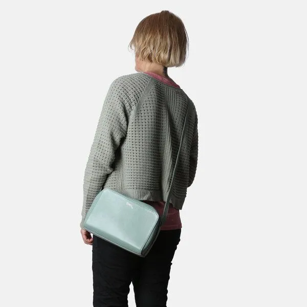 Vargu Vargu Leder-Umhängetasche Estem 1, Mint green, – Produktbild 2 von 4