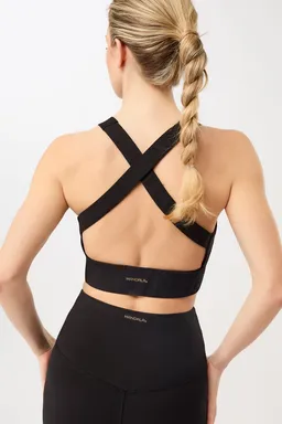 mandala MANDALA Damen vegan Bh French Neck Schwarz – Produktbild 1 von 1
