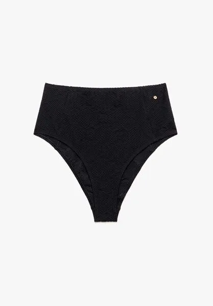Lovjoi Lovjoi Bikini Slip KALMIA aus innovativem Bio-based Material, Black structure (schwarz), – Produktbild 1 von 4