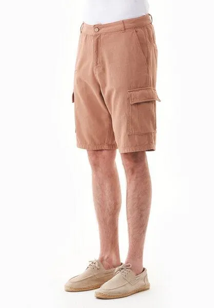 ORGANICATION ORGANICATION Cargo-Shorts aus Bio-Baumwolle, Dark hazelnut, – Produktbild 3 von 4