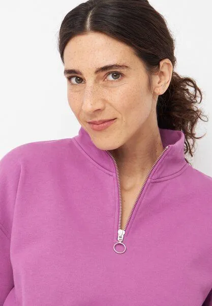 Givn Berlin Givn Berlin Troyer-Sweater DAKOTA aus Bio-Baumwolle, Lila, – Produktbild 4 von 4