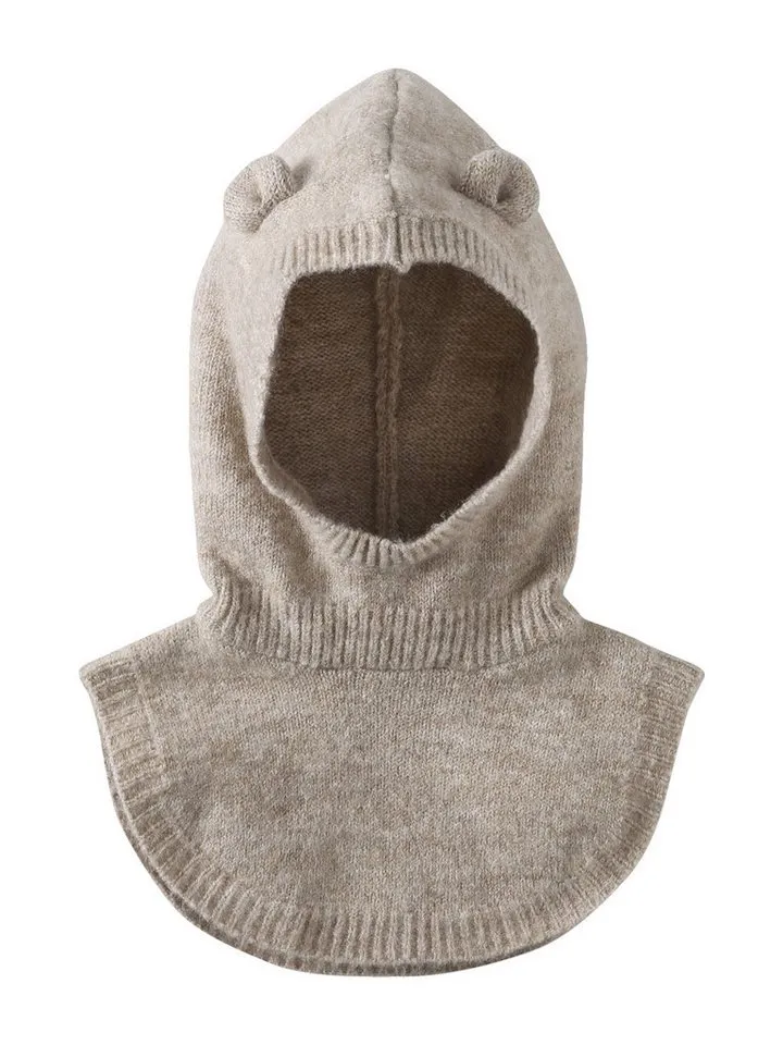 Vertbaudet Vertbaudet Beanie Mädchen Baby Schalmütze mit Teddyohren, Beige, – Produktbild 1 von 5