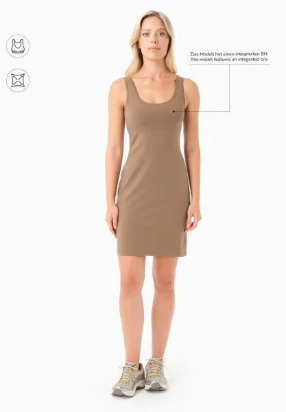 ORGANICATION ORGANICATION DARRIA | Kleid aus Bio-Baumwolle, Gravel, – Produktbild 2 von 4