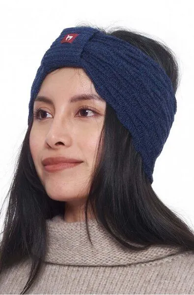 Apu Kuntur Apu Kuntur 100% Alpaka-Stirnband aus Peru - BIESEN, Blau, – Produktbild 2 von 3