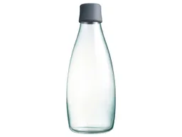 retap retap Trinkflasche 0,8 l aus Glas grey – Produktbild 1 von 1