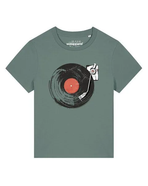 watapparel watapparel T-Shirt Frauen Schallplatte, Green bay, – Produktbild 1 von 2