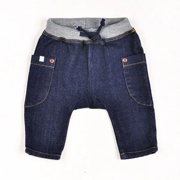 OrganicEra Baby-Haremshose 'OrganicEra' aus Bio-Baumwoll-Denim – Produktbild 1 von 2