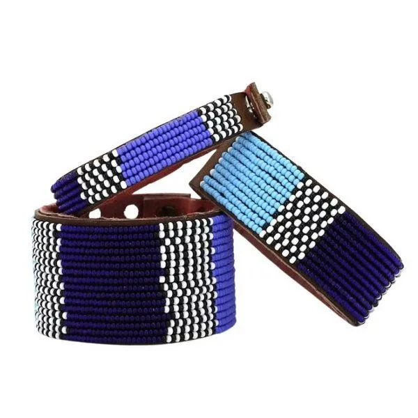 Swahili Coast Swahili Coast Perlenarmband & Armreif - ATLAS, Blau, – Produktbild 1 von 2