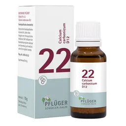 Biochemie Pflüger Schüßler-Salze Biochemie Pflüger 22 Calcium Carbon.D12 Globuli – Produktbild 1 von 1