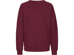 Neutral Neutral Bio-Unisex-Sweatshirt 'Tiger Cotton' mit gebürstetem Fleece, bordeaux, Gr. L – Produktbild 1 von 1