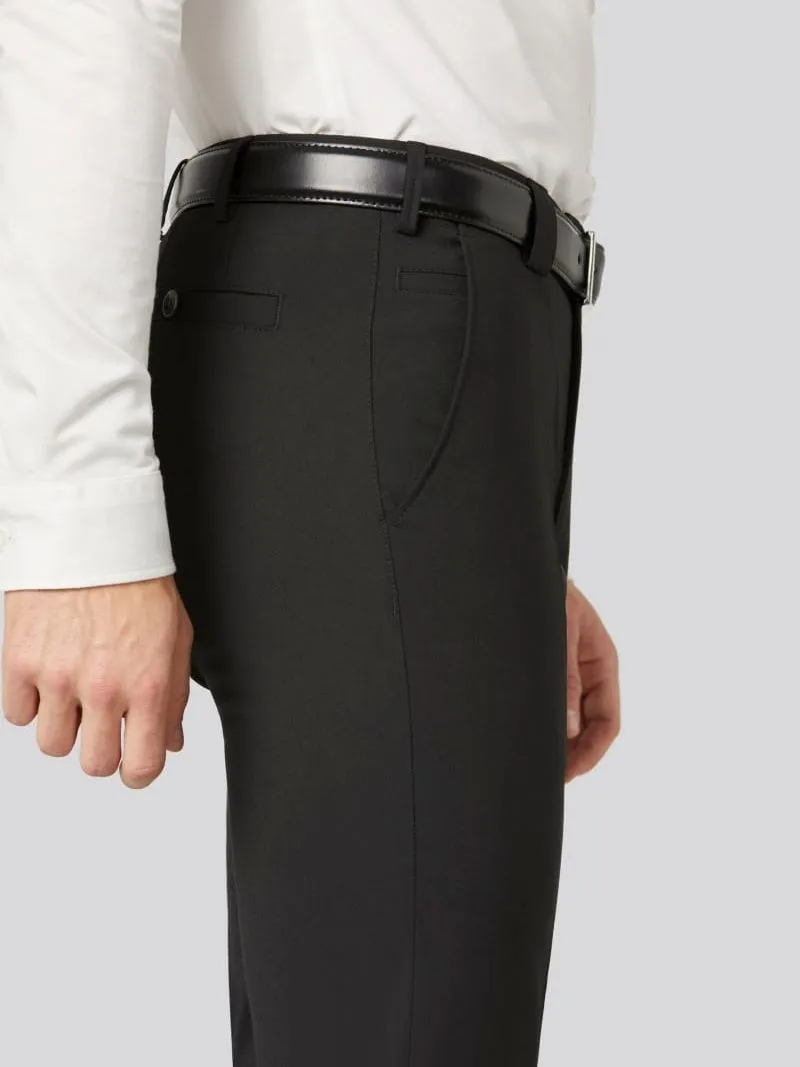 Meyer Meyer Hose Roma Mix Wolle Schwarz - Größe 29, Schwarz, – Produktbild 4 von 5