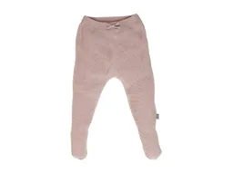 HANS NATUR Baby Hose mit Füßchen Bio-Baumwolle Strick rose Gr.62/68 – Produktbild 1 von 1